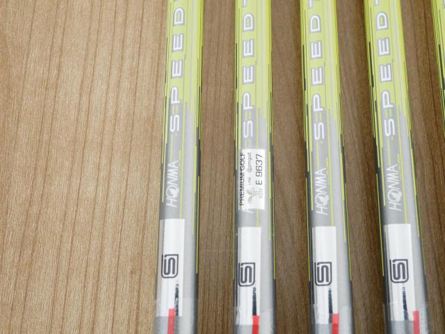Lady club : All : **ของใหม่ ยังไม่แกะพลาสติก** ชุดเหล็ก Honma Tour World GS (ออกปี 2021 ใบใหญ่ ตีง่าย ไกล) มีเหล็ก 7-10,Sw (5 ชิ้น) ก้านกราไฟต์ Honma Speedtuned 42 Flex L
