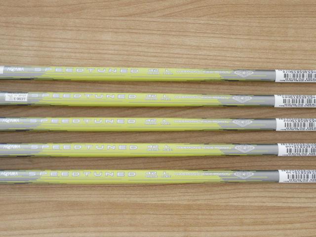 Lady club : All : **ของใหม่ ยังไม่แกะพลาสติก** ชุดเหล็ก Honma Tour World GS (ออกปี 2021 ใบใหญ่ ตีง่าย ไกล) มีเหล็ก 7-10,Sw (5 ชิ้น) ก้านกราไฟต์ Honma Speedtuned 42 Flex L