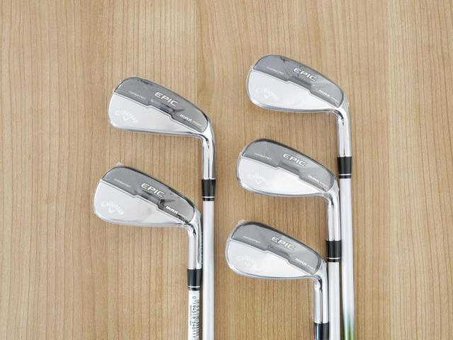 Lady club : All : **ของใหม่ ยังไม่แกะพลาสติก** ชุดเหล็ก Callaway EPIC Max Fast (รุ่นแพงสุด ไกลสุดของ Callaway ปี 2021) มีเหล็ก 7-Pw,Aw (5 ชิ้น) ก้านกราไฟต์ Mitsubishi ELDIO 40 Flex L