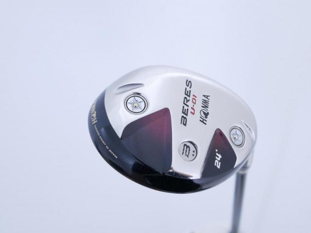 Fairway Wood : Honma : ไม้กระเทย Honma Beres U-01 Loft 24 ก้าน ARMRQ 6 (54) Flex R (2 ดาว)