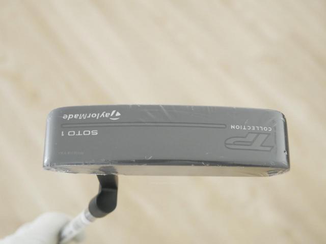 Putter : All : **ของใหม่ ยังไม่แกะพลาสติก** พัตเตอร์ Taylormade TP Black Collection Soto 1 (รุ่นปี 2024) ก้าน KBS Putter 120 ยาว 34 นิ้ว