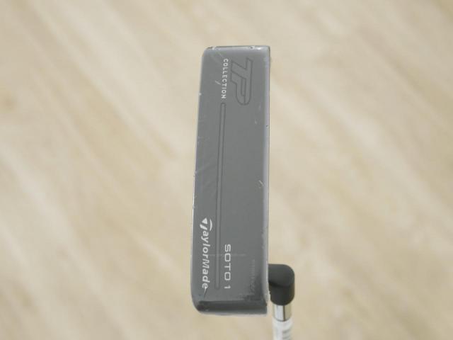 Putter : All : **ของใหม่ ยังไม่แกะพลาสติก** พัตเตอร์ Taylormade TP Black Collection Soto 1 (รุ่นปี 2024) ก้าน KBS Putter 120 ยาว 34 นิ้ว