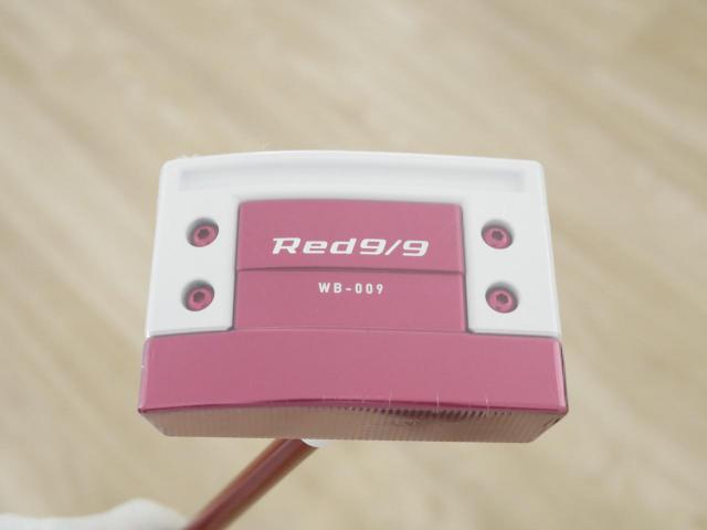 Putter : All : **ของใหม่ ยังไม่แกะพลาสติก** พัตเตอร์ Kasco Red 9/9 white back WB-009 ยาว 34 นิ้ว
