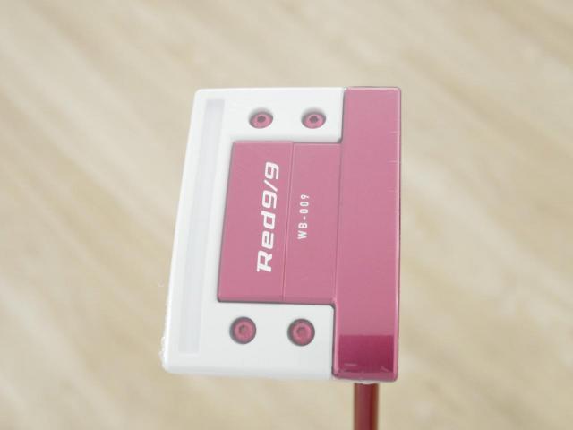 Putter : All : **ของใหม่ ยังไม่แกะพลาสติก** พัตเตอร์ Kasco Red 9/9 white back WB-009 ยาว 34 นิ้ว