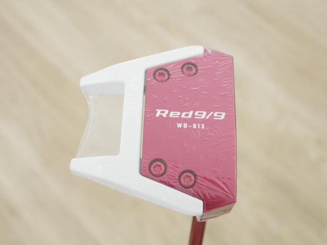 Putter : All : **ของใหม่ ยังไม่แกะพลาสติก** พัตเตอร์ Kasco Red 9/9 white back WB-013 ยาว 34 นิ้ว