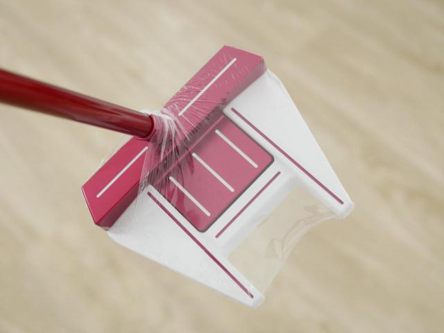 Putter : All : **ของใหม่ ยังไม่แกะพลาสติก** พัตเตอร์ Kasco Red 9/9 white back WB-013 ยาว 34 นิ้ว