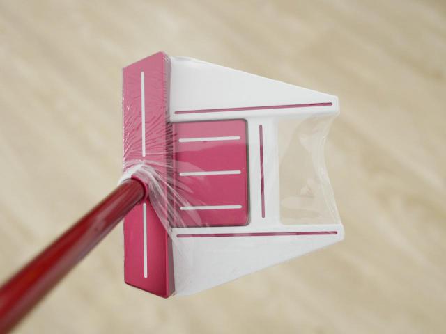 Putter : All : **ของใหม่ ยังไม่แกะพลาสติก** พัตเตอร์ Kasco Red 9/9 white back WB-013 ยาว 34 นิ้ว