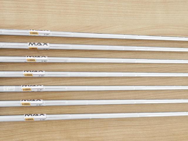 Iron set : Callaway : ชุดเหล็ก Callaway Mavrik MAX (ออกปี 2020 ตีง่าย ไกลมากๆ) มีเหล็ก 4-Pw (7 ชิ้น) ก้านเหล็ก KBS MAX 80 Flex R