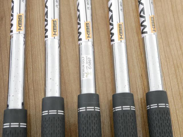 Iron set : Callaway : ชุดเหล็ก Callaway Mavrik MAX (ออกปี 2020 ตีง่าย ไกลมากๆ) มีเหล็ก 4-Pw (7 ชิ้น) ก้านเหล็ก KBS MAX 80 Flex R