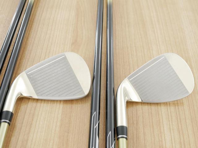 Iron set : PRGR : ชุดเหล็ก PRGR ID Nabla Red Titan (รุ่นท๊อปสุด หน้าเด้ง ไกลมาก) มีเหล็ก 6-Pw,Aw (6 ชิ้น) ก้านกราไฟต์ M-35 Flex R2