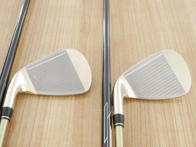 Iron set : PRGR : ชุดเหล็ก PRGR ID Nabla Red Titan (รุ่นท๊อปสุด หน้าเด้ง ไกลมาก) มีเหล็ก 6-Pw,Aw (6 ชิ้น) ก้านกราไฟต์ M-35 Flex R2