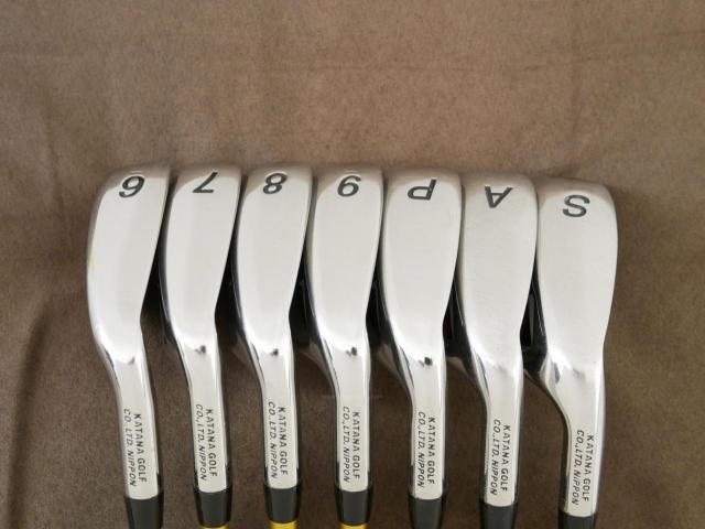 Iron set : Katana : ชุดเหล็ก Katana Sword ATC-589a (หน้าเด้ง) มีเหล็ก 6-Pw,Aw,Sw (7 ชิ้น) ก้านกราไฟต์ Fujikura Speeder 589 Flex R