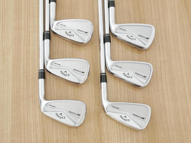 Iron set : Callaway : ชุดเหล็ก Callaway X Forged Star (ออกปี 2024) มีเหล็ก 5-Pw (6 ชิ้น) ก้านเหล็ก NS Pro 950 NEO Flex S