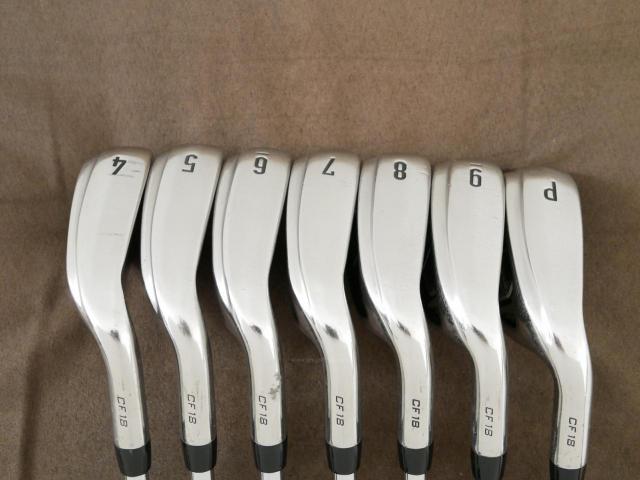 Iron set : Callaway : ชุดเหล็ก Callaway Rogue X CF18 (ออกปี 2018 ตีง่าย ไกลกว่า Rogue ปกติ) มีเหล็ก 4-Pw (7 ชิ้น) ก้านเหล็ก KBS Tour 110 Flex R