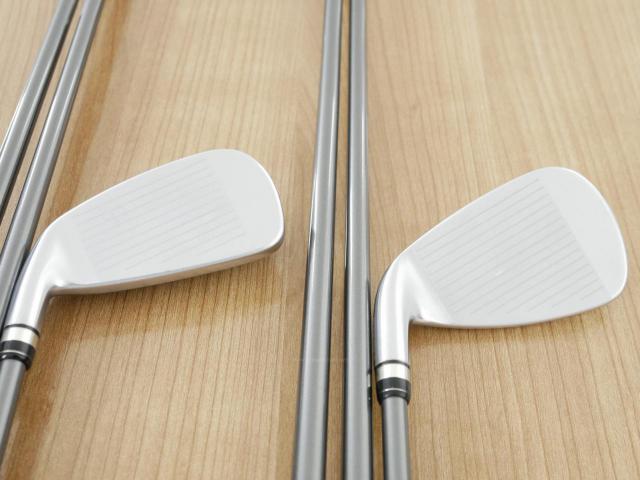 Iron set : PRGR : ชุดเหล็กกระเทย PRGR Super Egg Iron (รุ่นปี 2023 ตัวท๊อปสุด หน้าเด้งเกินกฏ ใช้แข่งไม่ได้ ตีไกลมากๆ) มีเหล็ก 5-Pw,Aw,As,Sw (9 ชิ้น เต็มเซ็ต) ก้านกราไฟต์ Flex SR (M-40)