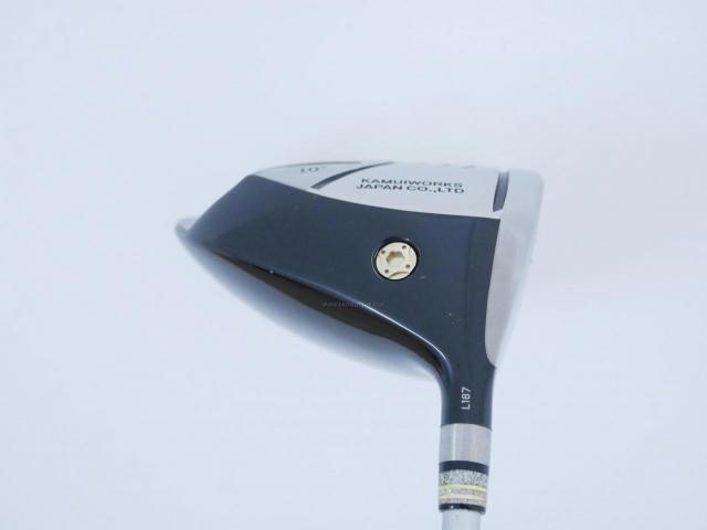 Driver : Kamuiworks : Kamuiworks KM-300 Silver (ตีไกล ตกวิ่งมาก มีสปริงยัดอยู่ในหัว) Loft 10 ก้าน Fujikura Double Kick Flex R