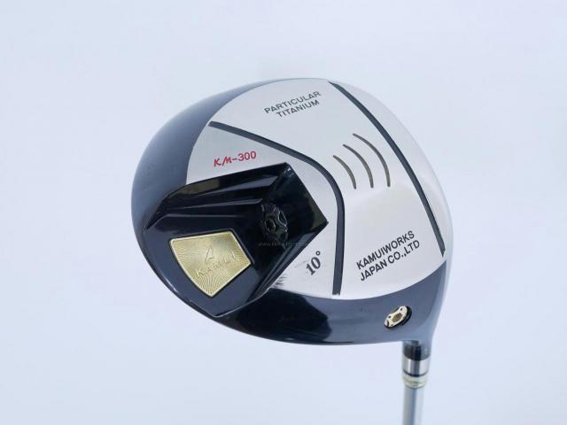 Driver : Kamuiworks : Kamuiworks KM-300 Silver (ตีไกล ตกวิ่งมาก มีสปริงยัดอยู่ในหัว) Loft 10 ก้าน Fujikura Double Kick Flex R