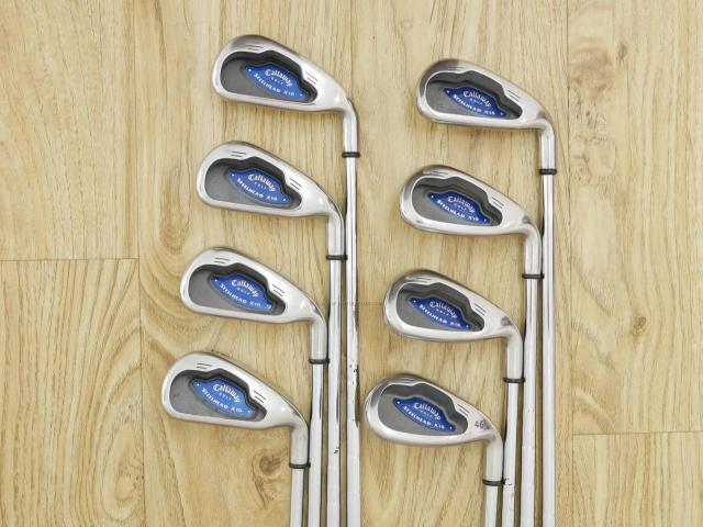 Iron set : Callaway : ชุดเหล็ก Callaway X-16 มีเหล็ก 3-Pw (8 ชิ้น) ก้านเหล็ก NS Pro 950 Flex S
