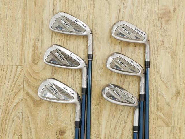 Iron set : Taylormade : ชุดเหล็ก Taylormade SIM 2 MAX (ออกปี 2021 Japan Spec. ตีง่าย ไกล) มีเหล็ก 6-Pw,Sw (6 ชิ้น) ก้านกราไฟต์ Mitsubishi TENSEI TM60 Flex R