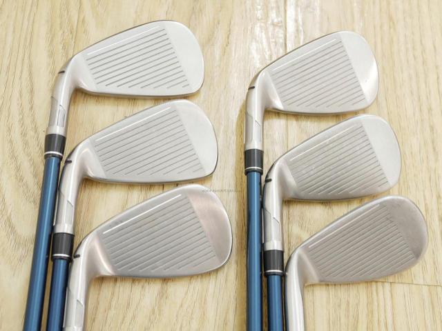 Iron set : Taylormade : ชุดเหล็ก Taylormade SIM 2 MAX (ออกปี 2021 Japan Spec. ตีง่าย ไกล) มีเหล็ก 6-Pw,Sw (6 ชิ้น) ก้านกราไฟต์ Mitsubishi TENSEI TM60 Flex R
