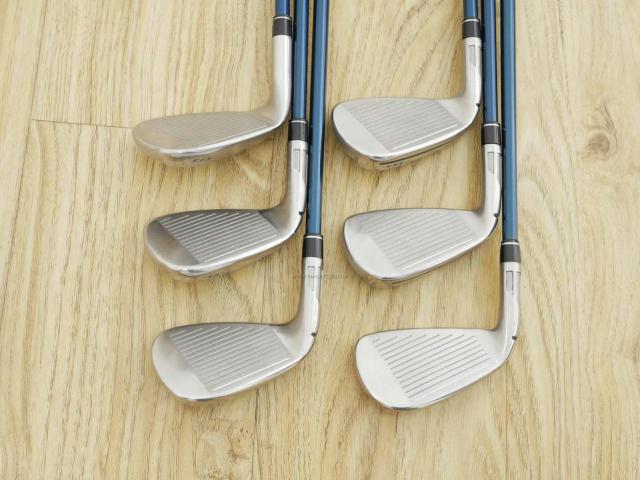 Iron set : Taylormade : ชุดเหล็ก Taylormade SIM 2 MAX (ออกปี 2021 Japan Spec. ตีง่าย ไกล) มีเหล็ก 6-Pw,Sw (6 ชิ้น) ก้านกราไฟต์ Mitsubishi TENSEI TM60 Flex R