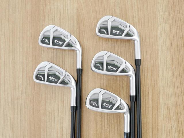 Iron set : Callaway : ชุดเหล็ก Callaway EPIC Star (ปี 2018 หน้าเด้ง โกงองศา ตีไกลมากๆ) มีเหล็ก 6-Pw (5 ชิ้น) ก้านกราไฟต์ Fujikura Speeder Evolution Flex R