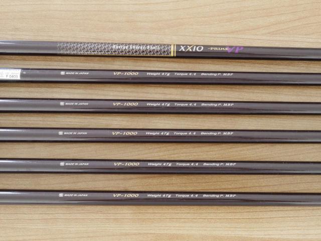 Iron set : XXIO : ชุดเหล็ก XXIO Prime VP (รุ่นท๊อปสุด ซุปเปอร์ซีเนียร์) มีเหล็ก 7-Pw,Aw,Sw (6 ชิ้น) ก้าน VP-1000 (ก้านอ่อนเหมือน Flex R2 ครับ)