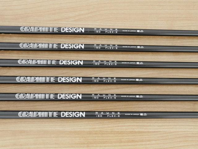 Iron set : Taylormade : ชุดเหล็ก Taylormade P790 (ตัวท้อปสุด ออกปี 2019) มีเหล็ก 5-Pw (6 ชิ้น) ก้านกราไฟต์ Graphite Design RAUNE i90 Flex S