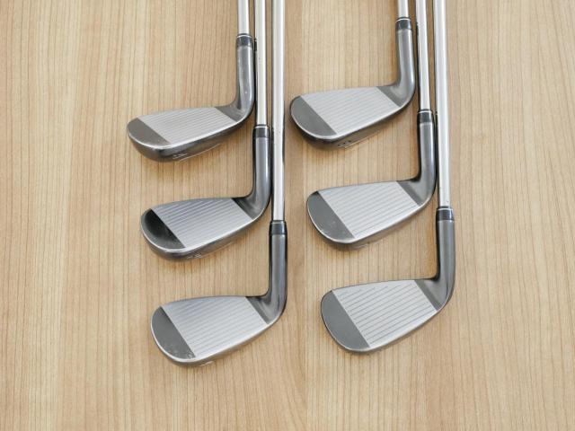 Lady club : All : ชุดเหล็ก Callaway EPIC Star (ปี 2018 หน้าเด้ง โกงองศา ตีไกลมากๆ) มีเหล็ก 6-Pw,Aw (6 ชิ้น) ก้านกราไฟต์ Mitsubishi Grand Bassara i55 Flex L