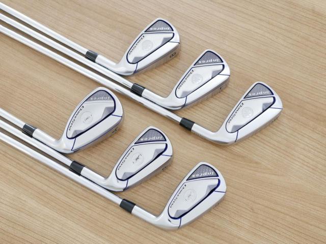 Iron set : Yamaha : ชุดเหล็ก Yamaha Inpres DriveStar (ออกปี 2023 ตีไกลที่สุด ไกลกว่าเหล็กทั่วไป 2 เบอร์ หน้าเด้งมากๆ) มีเหล็ก 6-Pw,Aw (6 ชิ้น) ก้านเหล็ก NS Pro ZELOS 7 Flex S