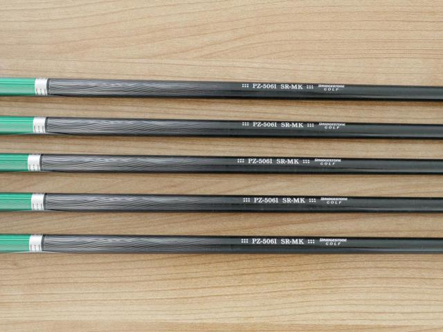 Iron set : Bridgestone : ชุดเหล็ก Bridgestone PHYZ (ปี 2018 รุ่นท๊อป ง่ายและไกลมาก) มีเหล็ก 6-Pw (5 ชิ้น) ก้านกราไฟต์ Flex SR