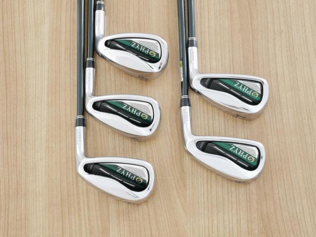 Iron set : Bridgestone : ชุดเหล็ก Bridgestone PHYZ (ปี 2018 รุ่นท๊อป ง่ายและไกลมาก) มีเหล็ก 6-Pw (5 ชิ้น) ก้านกราไฟต์ Flex SR