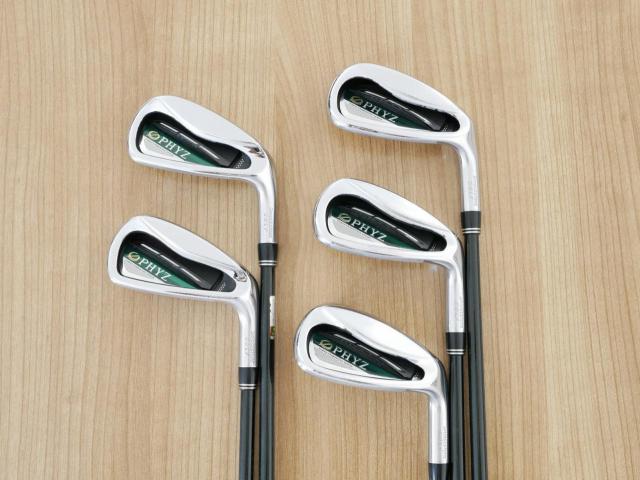 Iron set : Bridgestone : ชุดเหล็ก Bridgestone PHYZ (ปี 2018 รุ่นท๊อป ง่ายและไกลมาก) มีเหล็ก 6-Pw (5 ชิ้น) ก้านกราไฟต์ Flex SR