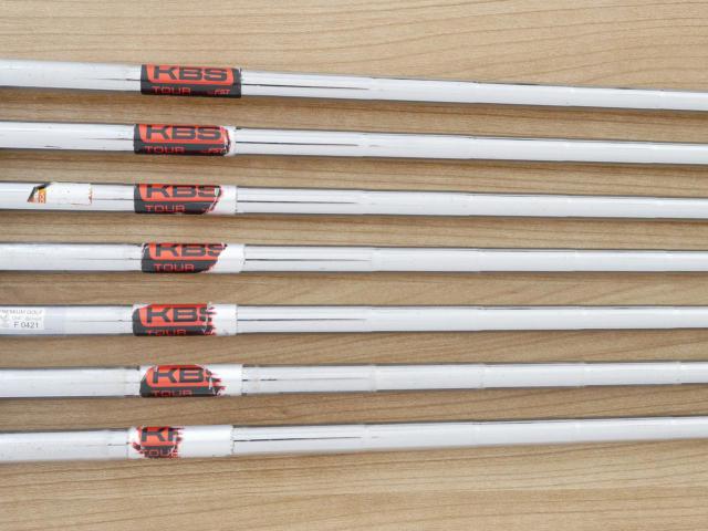Iron set : Titleist : ชุดเหล็ก Titleist 712 CB Forged มีเหล็ก 4-Pw (7 ชิ้น) ก้านเหล็ก KBS Tour Flex S