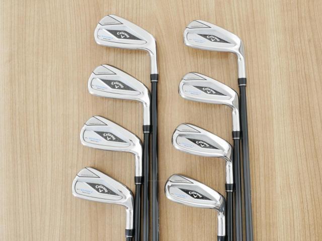 Iron set : Callaway : ชุดเหล็ก Callaway Paradym Ai Smoke Max Fast (ออกปี 2024 ตีง่ายมาก ไกล Japan Spec.) มีเหล็ก 6-Pw,Aw,Gw,Sw (8 ชิ้น) ก้านกราไฟต์ Fujikura TENSEI 40 Flex R