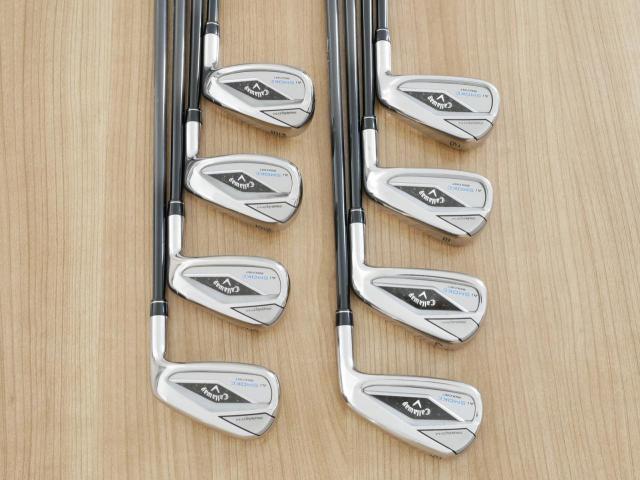 Iron set : Callaway : ชุดเหล็ก Callaway Paradym Ai Smoke Max Fast (ออกปี 2024 ตีง่ายมาก ไกล Japan Spec.) มีเหล็ก 6-Pw,Aw,Gw,Sw (8 ชิ้น) ก้านกราไฟต์ Fujikura TENSEI 40 Flex R