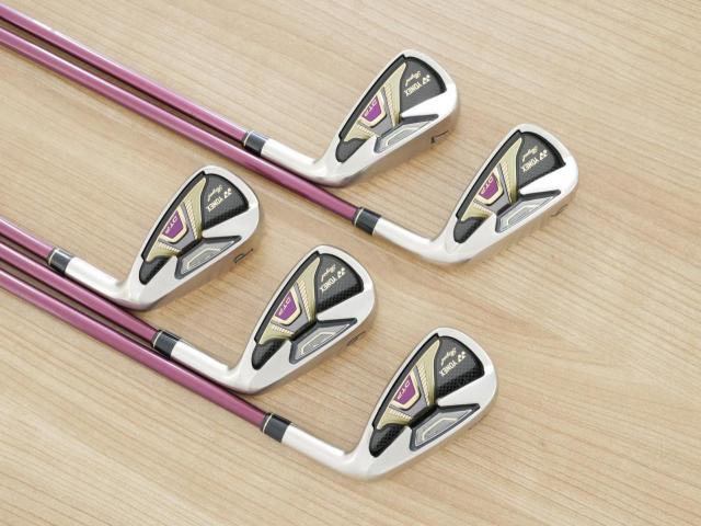 Iron set : Yonex : ชุดเหล็ก Yonex Royal DTP (ปี 2017 ท๊อปสุด ก้านดีมาก หน้าเด้ง ตีไกลสุดๆ) มีเหล็ก 6-Pw (5 ชิ้น) ก้านกราไฟต์ Flex SR
