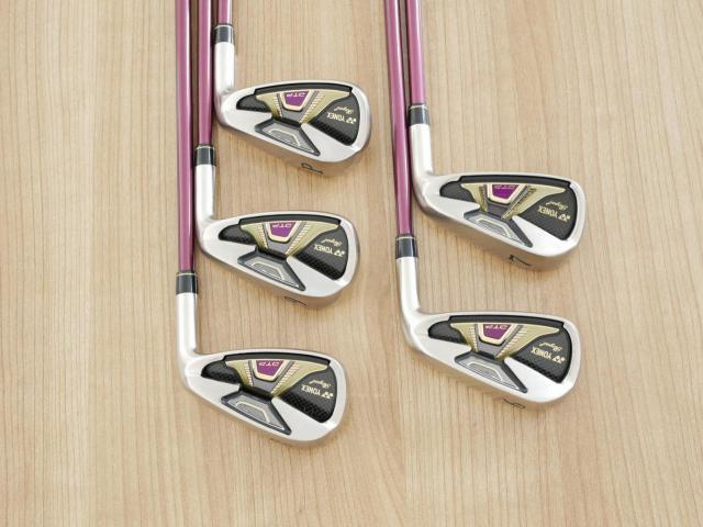 Iron set : Yonex : ชุดเหล็ก Yonex Royal DTP (ปี 2017 ท๊อปสุด ก้านดีมาก หน้าเด้ง ตีไกลสุดๆ) มีเหล็ก 6-Pw (5 ชิ้น) ก้านกราไฟต์ Flex SR