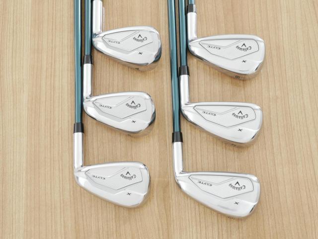 Iron set : Callaway : ชุดเหล็ก Callaway ELYTE X (ออกปี 2025 ตีง่ายมาก ไกล Japan Spec.) มีเหล็ก 6-Pw,Aw (6 ชิ้น) ก้านกราไฟต์ Fujikura VENTUS 5 Flex R