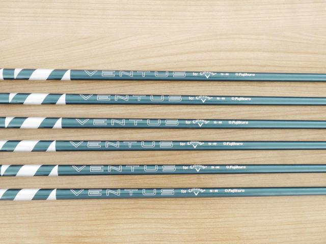 Iron set : Callaway : ชุดเหล็ก Callaway ELYTE X (ออกปี 2025 ตีง่ายมาก ไกล Japan Spec.) มีเหล็ก 6-Pw,Aw (6 ชิ้น) ก้านกราไฟต์ Fujikura VENTUS 5 Flex R