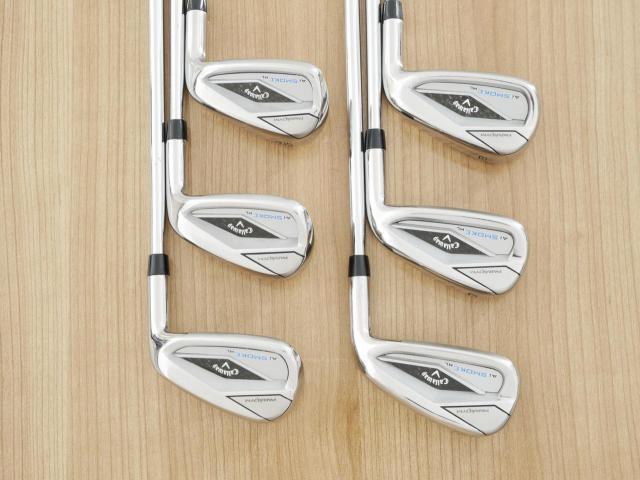 Iron set : Callaway : ชุดเหล็ก Callaway Paradym Ai Smoke HL (ออกปี 2024 ตีง่ายมาก ไกล Japan Spec.) มีเหล็ก 6-Pw,Aw (6 ชิ้น) ก้านเหล็ก NS Pro 950 NEO Flex S