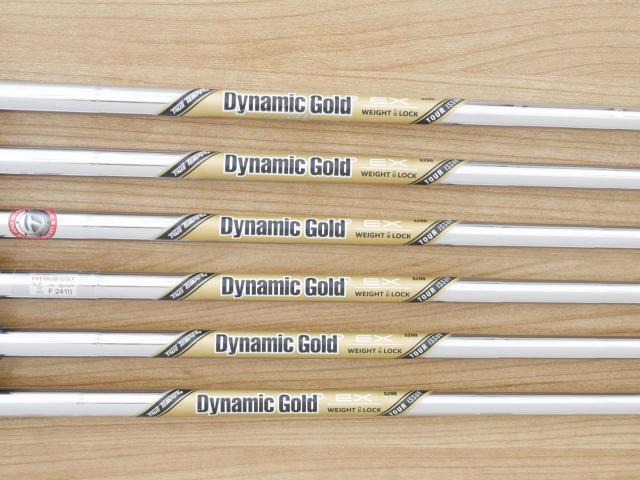 Iron set : Taylormade : ชุดเหล็ก Taylormade P7MC Forged (ซีรี่ย์ท้อปสุด ออกปี 2021) มีเหล็ก 5-Pw (6 ชิ้น) ก้านเหล็ก Dynamic Gold EX Weight Lock Tour Issue S200