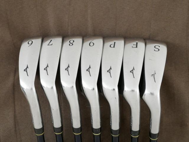 Iron set : Mizuno : ชุดเหล็ก Mizuno JPX E500 Ti-Face มีเหล็ก 6-Pw,Aw,Sw (7 ชิ้น) ก้านกราไฟต์ Flex R