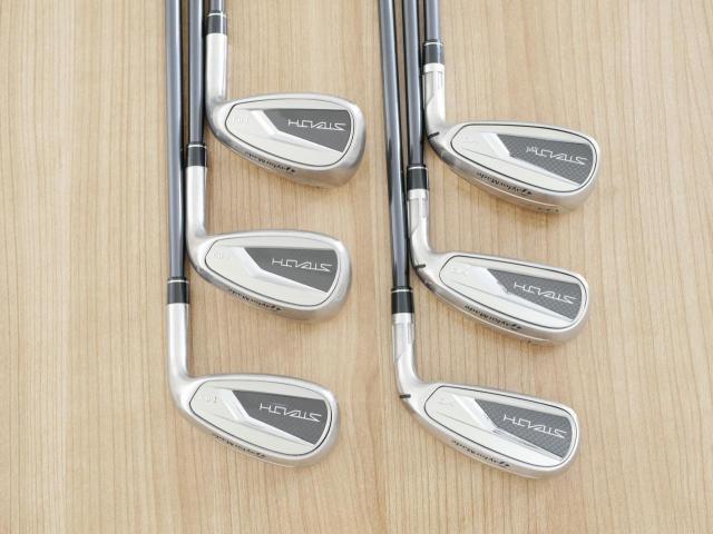 Iron set : Taylormade : ชุดเหล็ก Taylormade Stealth HD (ออกปี 2022 Japan Spec. ใบใหญ่มาก ตีง่ายสุดๆ) มีเหล็ก 6-Pw,Aw (6 ชิ้น) ก้านกราไฟต์ Mitsubishi Tensei TM60 Flex S