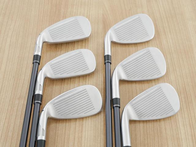 Iron set : Taylormade : ชุดเหล็ก Taylormade Stealth HD (ออกปี 2022 Japan Spec. ใบใหญ่มาก ตีง่ายสุดๆ) มีเหล็ก 6-Pw,Aw (6 ชิ้น) ก้านกราไฟต์ Mitsubishi Tensei TM60 Flex S
