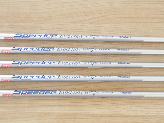 Iron set : Callaway : ชุดเหล็ก Callaway Big Bertha B21 (ออกปี 2021 ตีง่ายที่สุดของ Callaway) มีเหล็ก 6-Pw (5 ชิ้น) ก้านกราไฟต์  Speeder Evolution Flex R