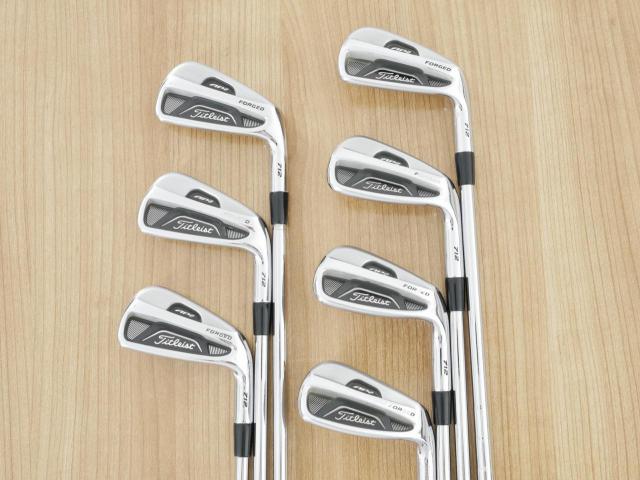 Iron set : Titleist : ชุดเหล็ก Titleist AP2 712 Forged มีเหล็ก 4-Pw (7 ชิ้น) ก้านเหล็ก NS Pro 850 Flex S