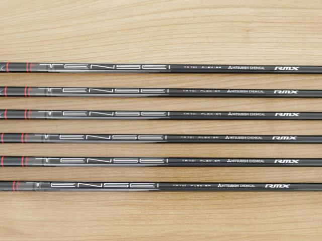 Iron set : Yamaha : ชุดเหล็ก Yamaha RMX VDX (รุ่นล่าสุด ออกปี 2024 ตีไกลและง่ายมากๆๆ ค่า MOI สูงสุด) มีเหล็ก 6-Pw,Aw (6 ชิ้น) ก้านกราไฟต์ Mitsubishi TENSEI TR 70i Flex SR