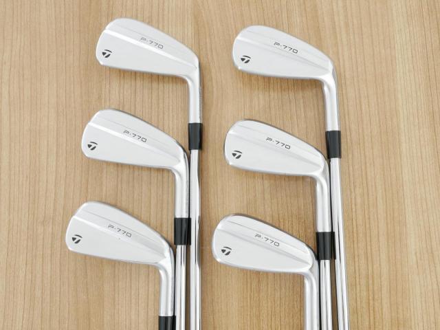 Iron set : Taylormade : ชุดเหล็ก Taylormade P770 Forged (รุ่นล่าสุด ออกปี 2024 นุ่ม แน่น) มีเหล็ก 5-Pw (6 ชิ้น) ก้านเหล็ก NS Pro Modus 105 Flex S