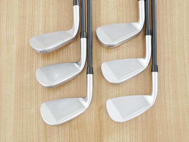 Iron set : PXG : ชุดเหล็ก PXG 0311XP GEN 6 Forged Milled (รุ่นปี 2024 ตีไกล สวย ฟิลดี) มีเหล็ก 6-Pw,Aw (6 ชิ้น) ก้านกราไฟต์ Mitsubishi VANQUISH 5 Flex R